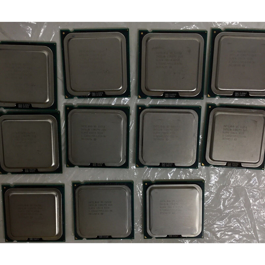 Lot of 11 INTEL SLA9X Intel Core 2 Duo E6550 2.33GHz 4MB 1333Mhz