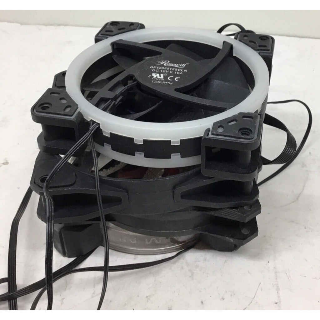 Lot of 4 Used 120mm Case Fans (Multibrand)