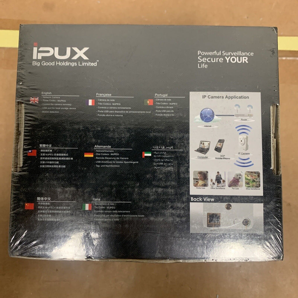 2-Pack iPUX ICS303C Cube IP Camera - NEW But Selling For Parts/As-Is - READ WHY