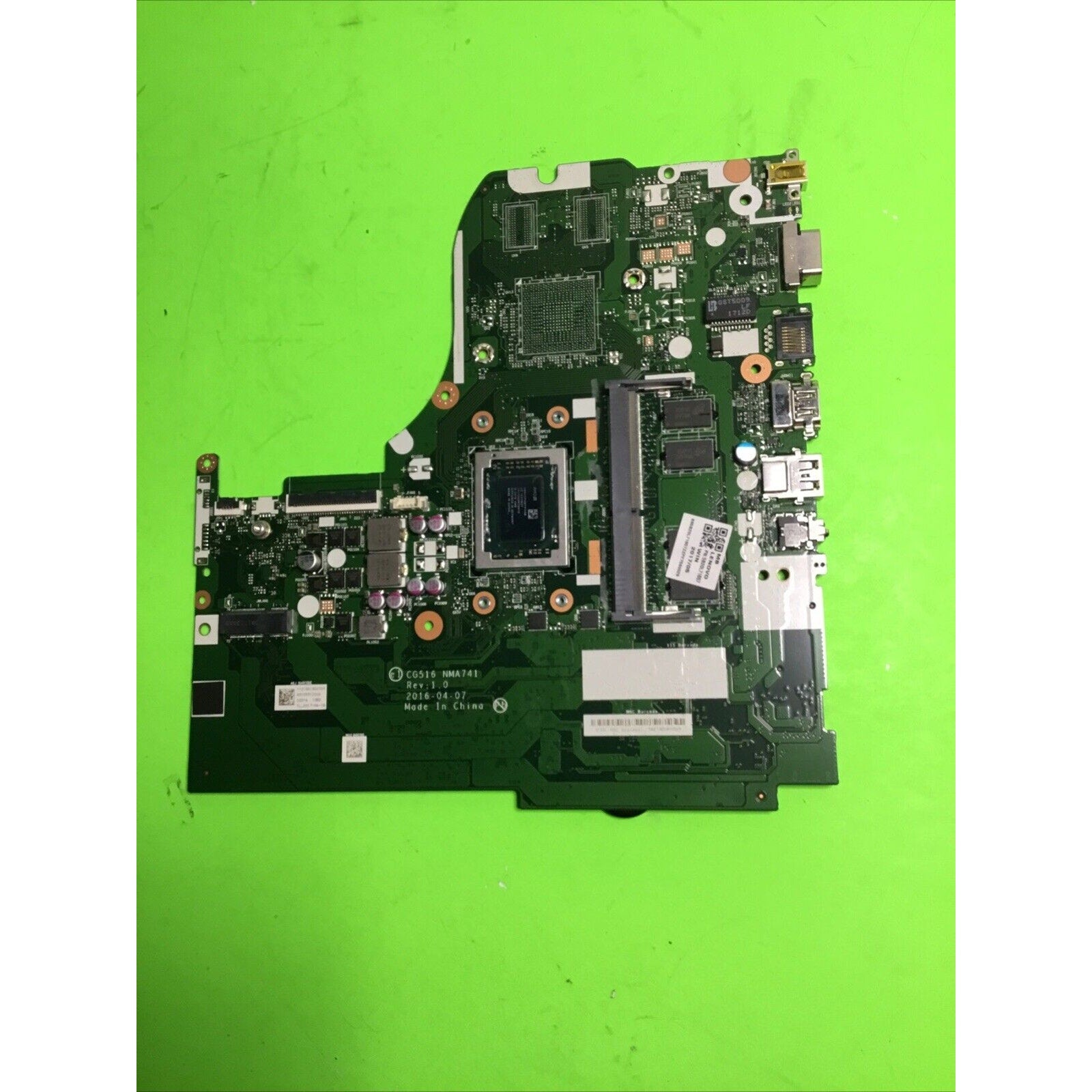 Lenovo IdeaPad 310-15ABR AMD A10-9600P Motherboard CG516 NM-A741 FOR PARTS ONLY