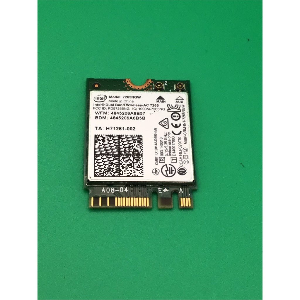 Intel Dual Band Wireless-AC 7265NGW Network Interface Card