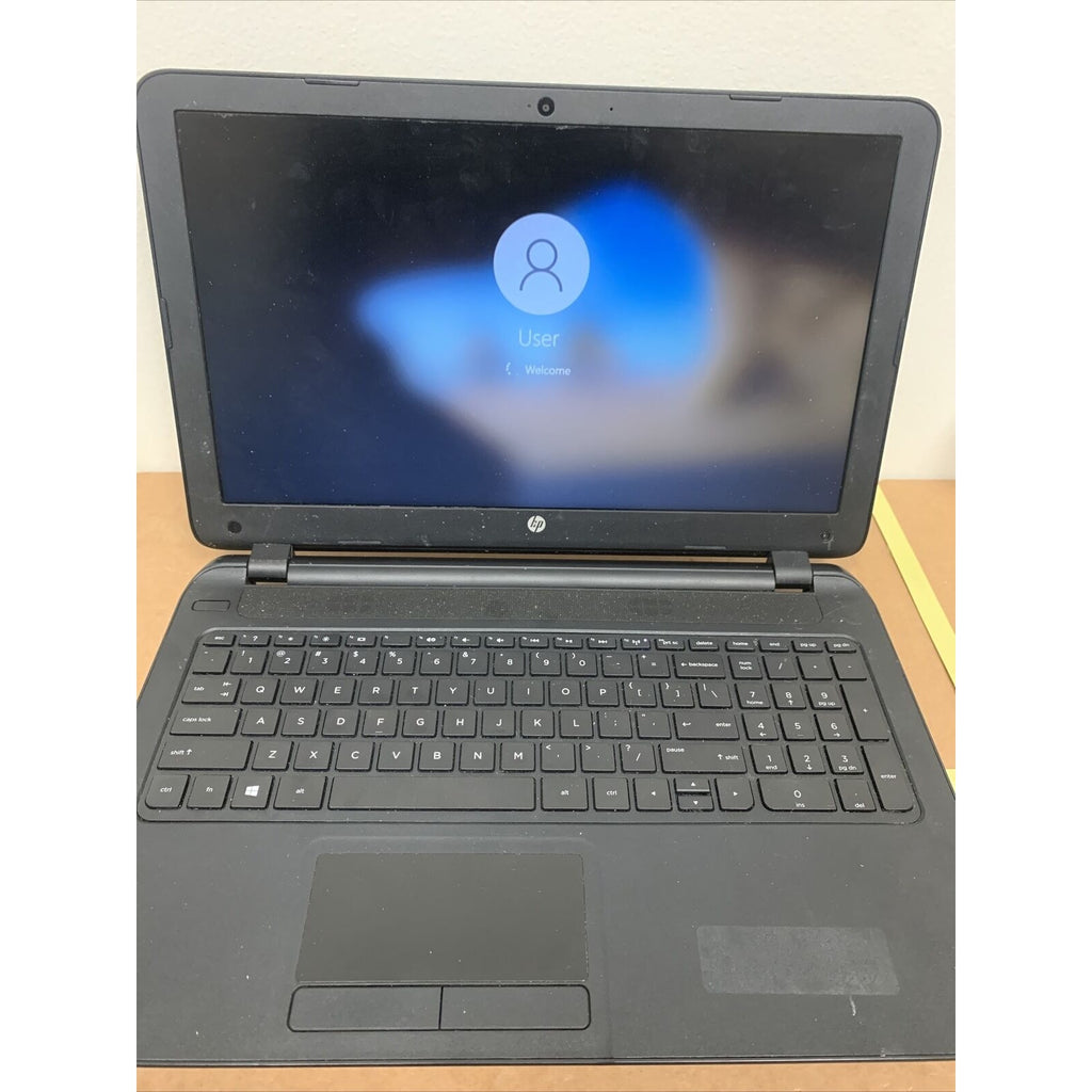 HP Notebook 15-f233wm Intel N3050 4GB/500GB - No Power Adapter - BOOTS READ