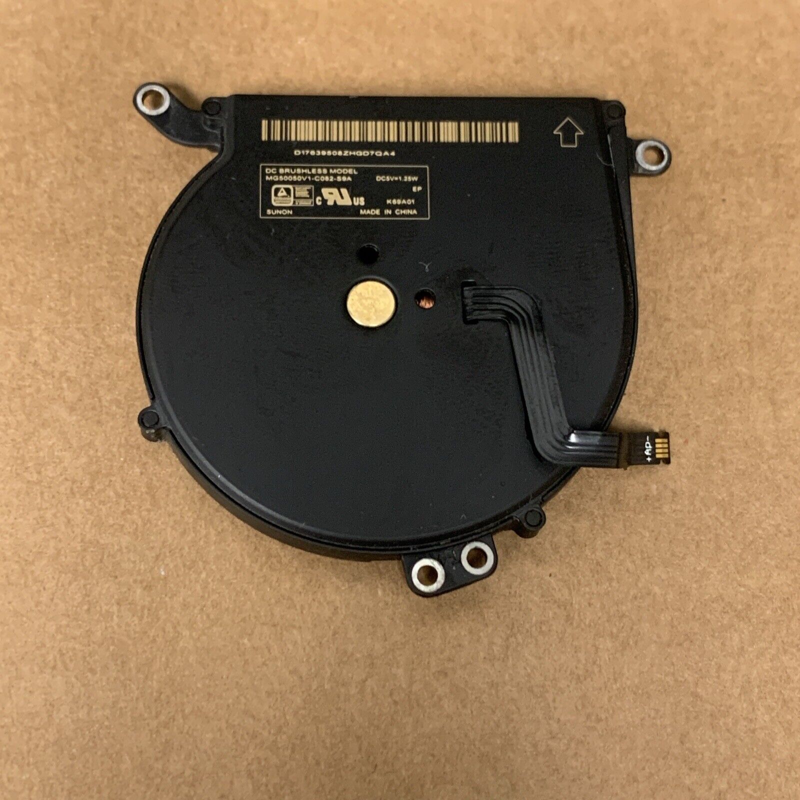 APPLE MACBOOK AIR A1466 EMC 2925 13" LAPTOP THERMAL CPU COOLING FAN 922-9643