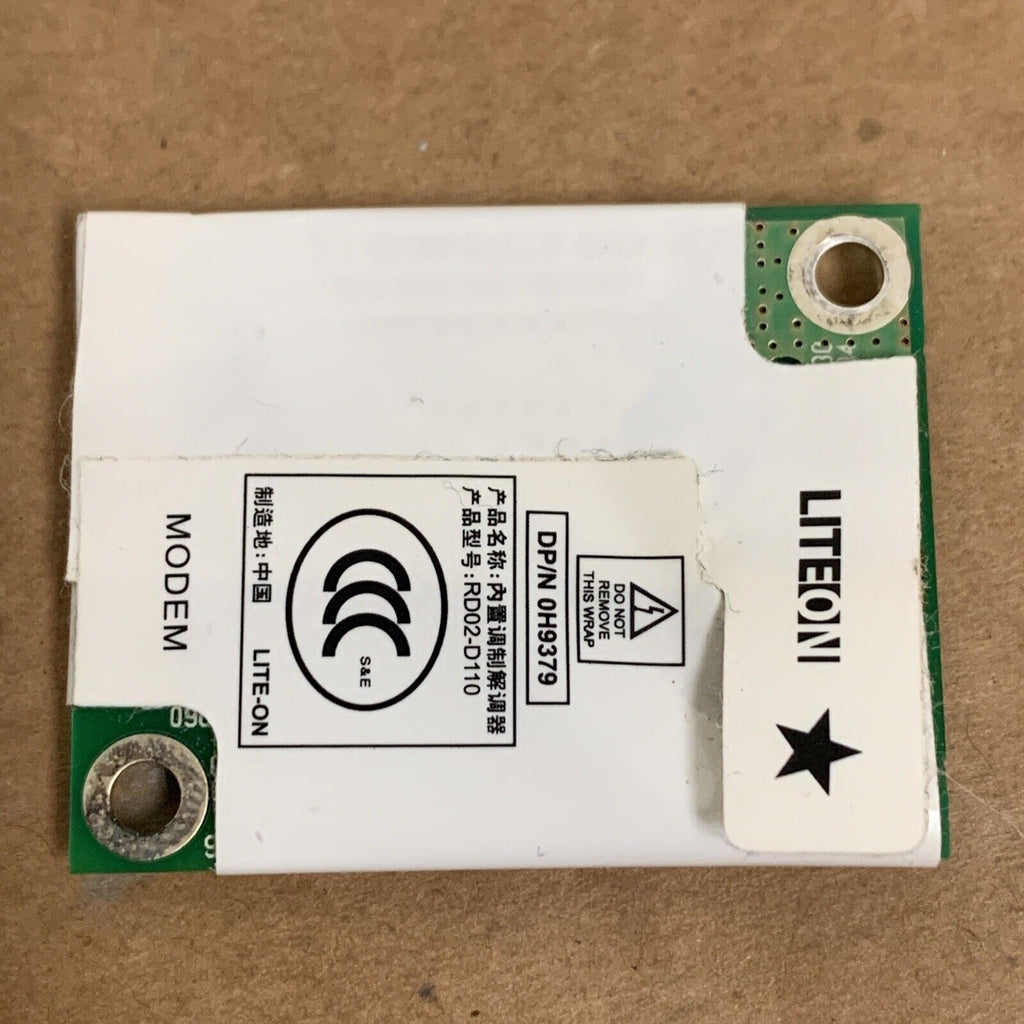 H9379 Dell, Inc Latitude D620 D820 PP18L Laptop Modem Card 56K 0H9379 H9379