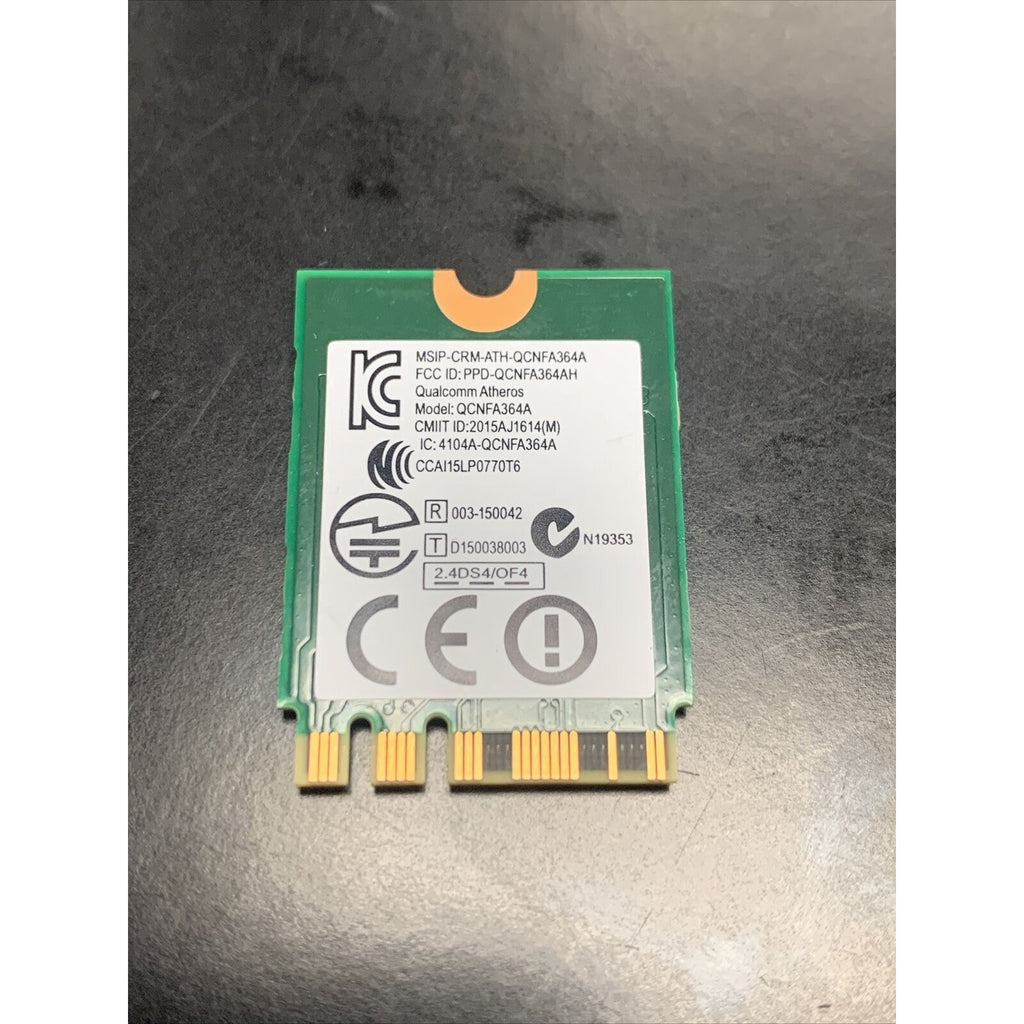 QUALCOMM ATHEROS QCNFA364A NGFF M.2 2230 WLAN BLUETOOTH 4.1 WIFI CARD T77H643.01