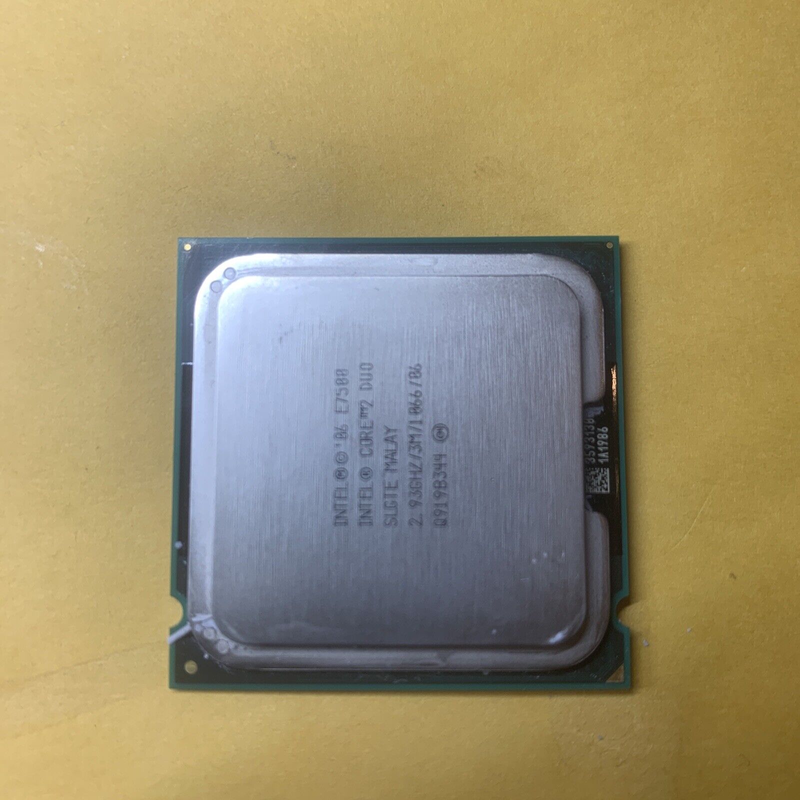 Intel Core 2 Duo CPU E7500 2.93Ghz 1066Mhz Socket Processor SLGTE