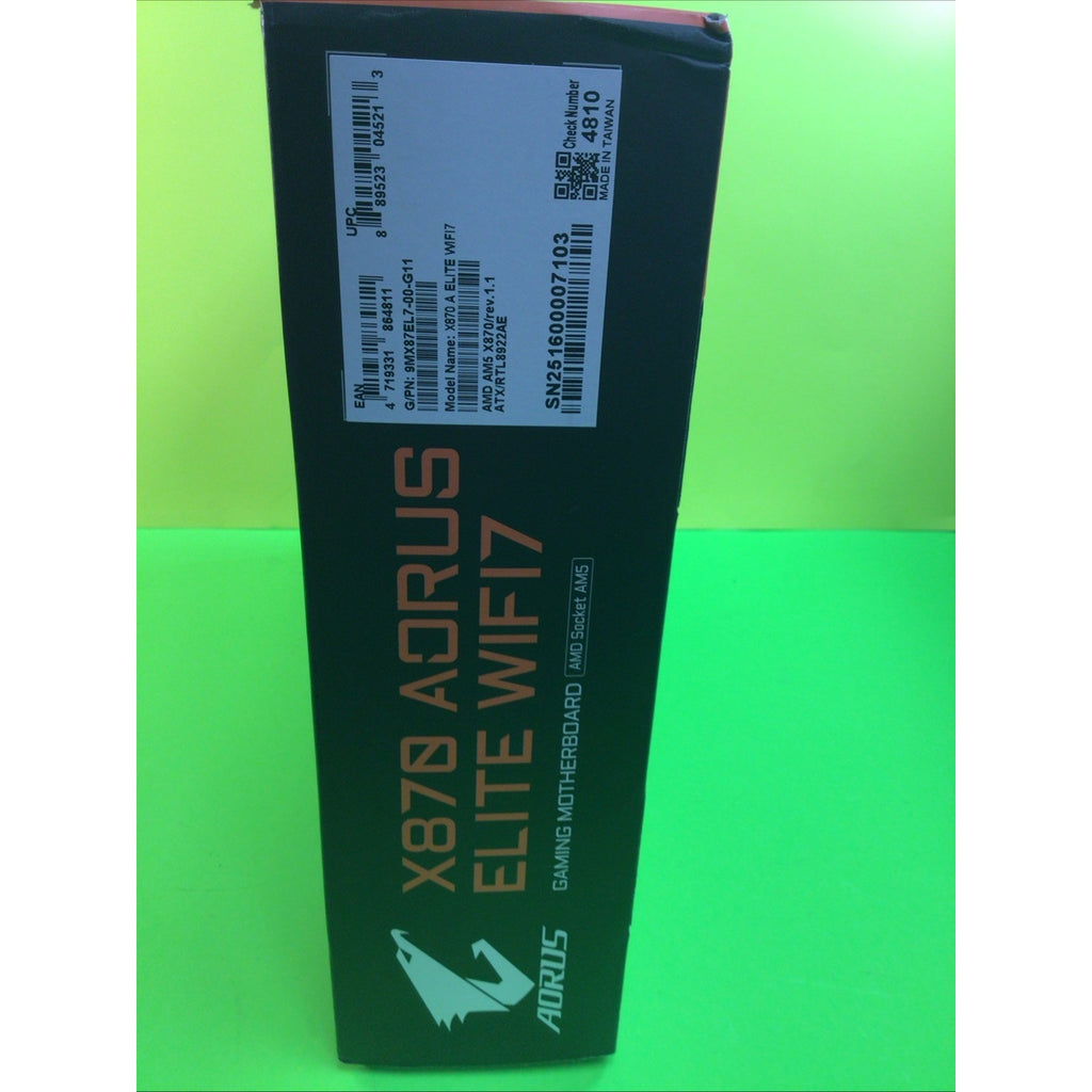 Gigabyte Elite X870E Aorus Elite WIFI7 Retail Box Only