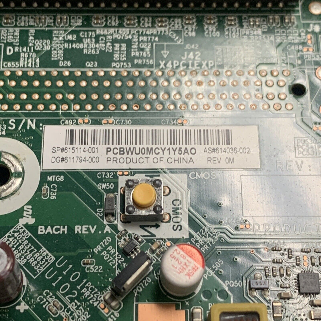 HP Compaq 6200 Pro MicroTower PC Motherboard 615114-001 614036-002 With G630 CPU