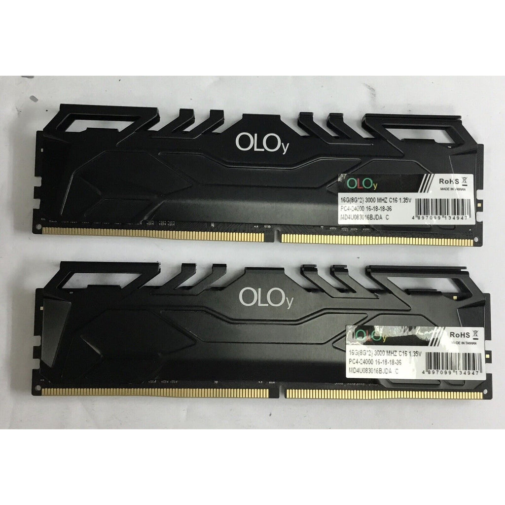 OLOy 16GB (2x8GB) PC4-24000 (DDR4-3000) UDIMM Memory MD4U083016BJDA