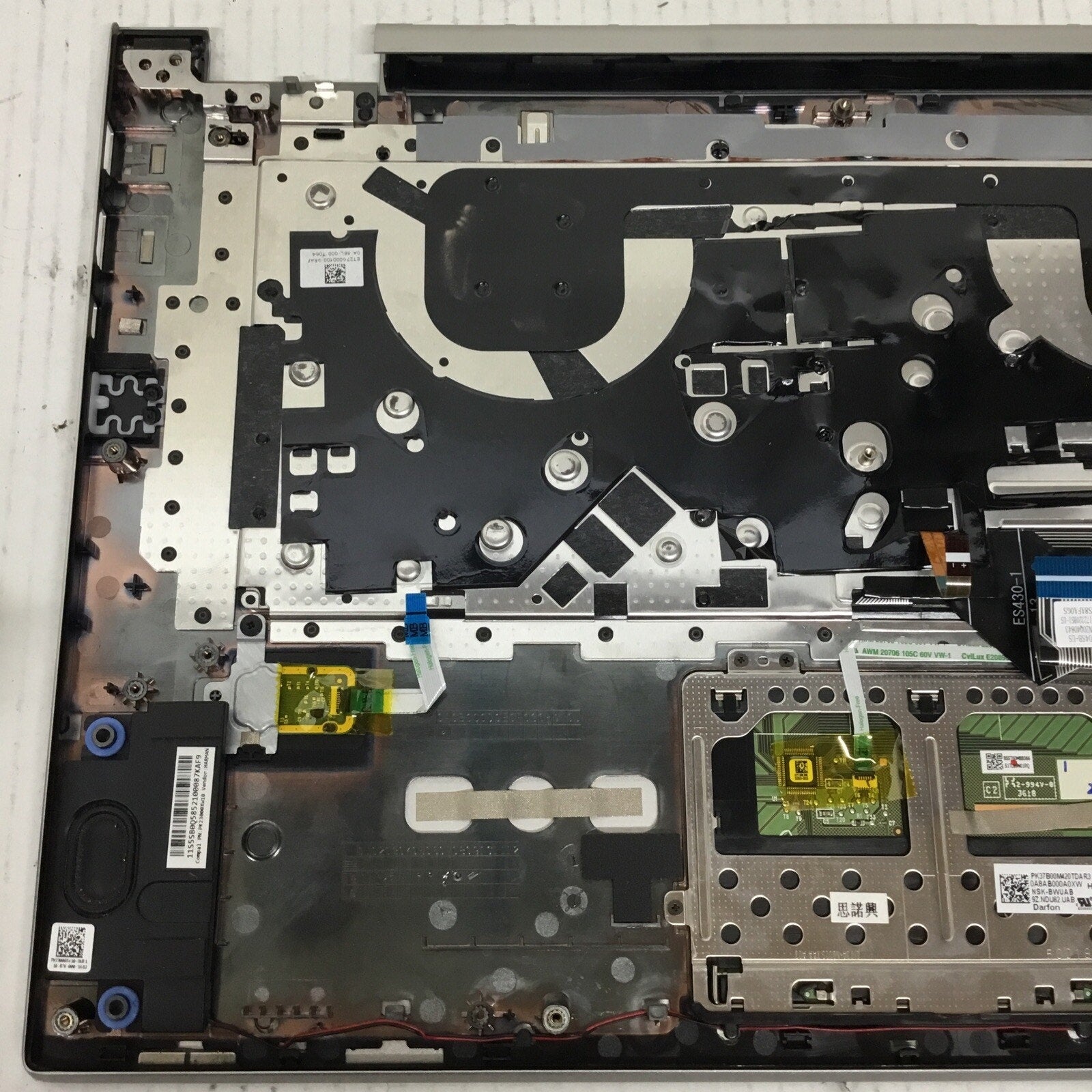 Lenovo Yoga 730-15IKB 730-15IWL 15.6" Palmrest Case Keyboard Backlit Silver