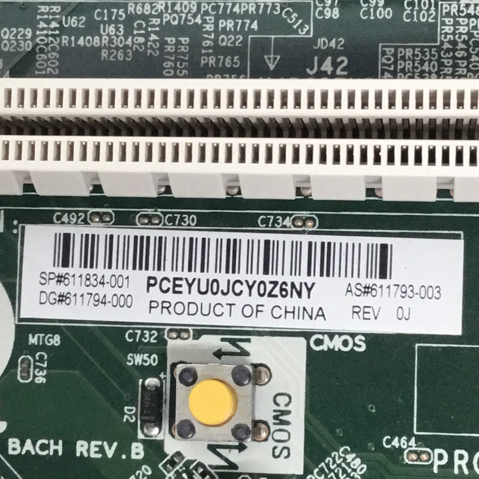 HP Elite Motherboard LGA1155 611793-002 i5-2400 8G No IO Shield