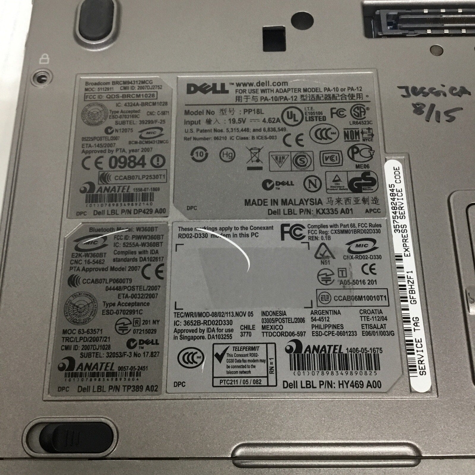 Dell Latitude D630 14" Laptop Intel Core 2 Duo 3.5GB RAM 1TB WinXP *READ*