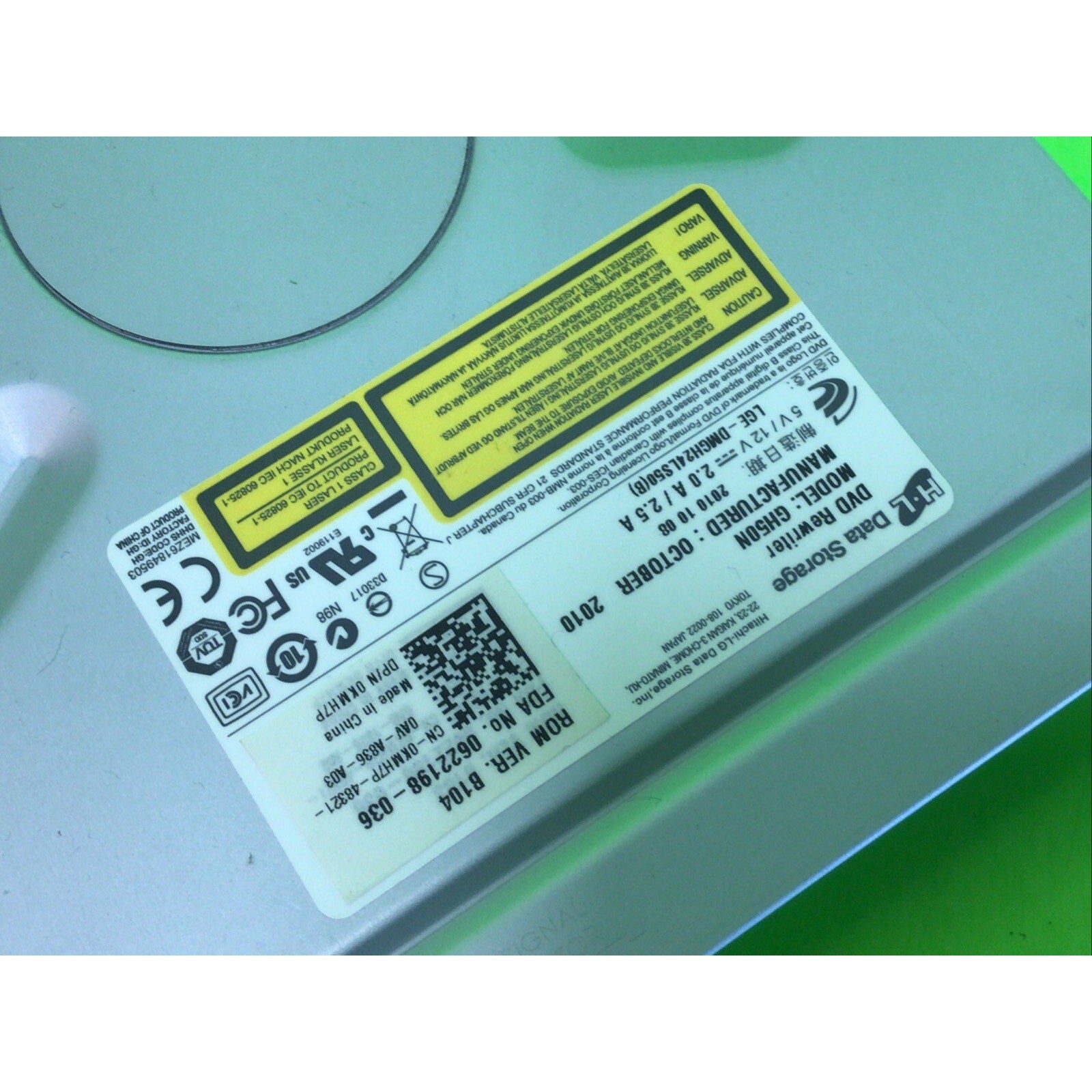 Dell M4M08 5.25" SATA DVD-RW 16X Optical Drive GH50N 0622198-036