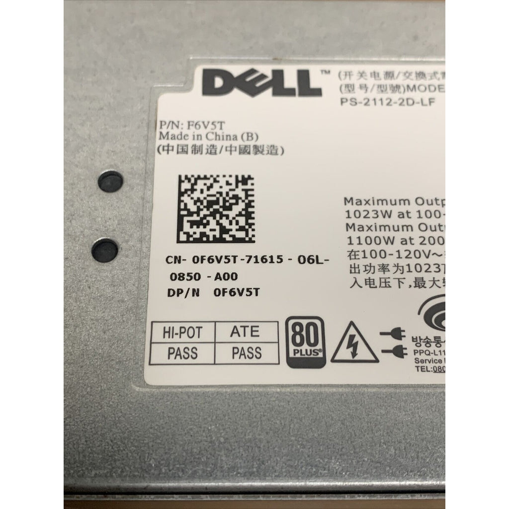Dell Poweredge 0F6V5T L1100A-S0 1100W Power Supply - PS-2112-2D-LF - F6V5T
