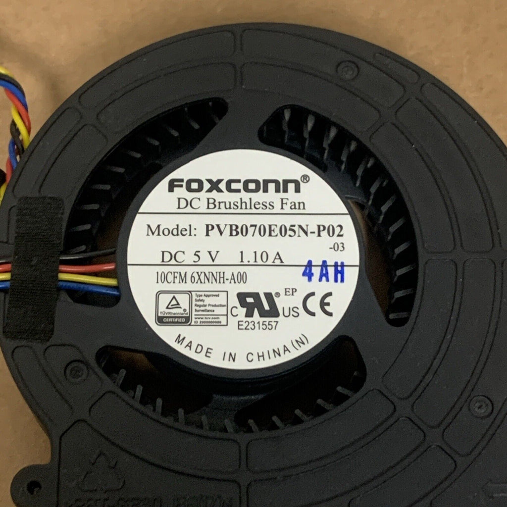 FOXCONN PVB07E05N-P02 5V 1.A 4PIN PWM GPU Turbofan FAN 6XNNH TCJ07
