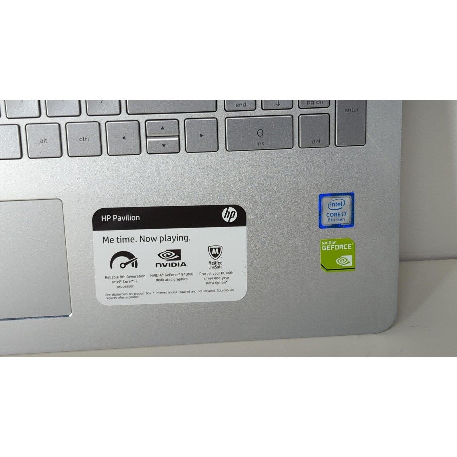 FOR PARTS - OEM HP Palmrest Assembly for HP Pavilion 15-cc116cl