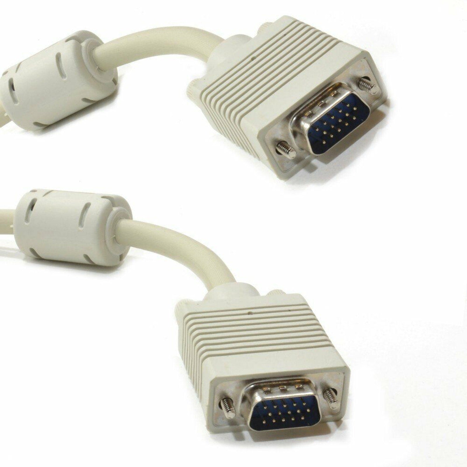 10ft 15-pin SVGA / VGA PC Computer Monitor Cable - Male To Male - 10 Feet Long