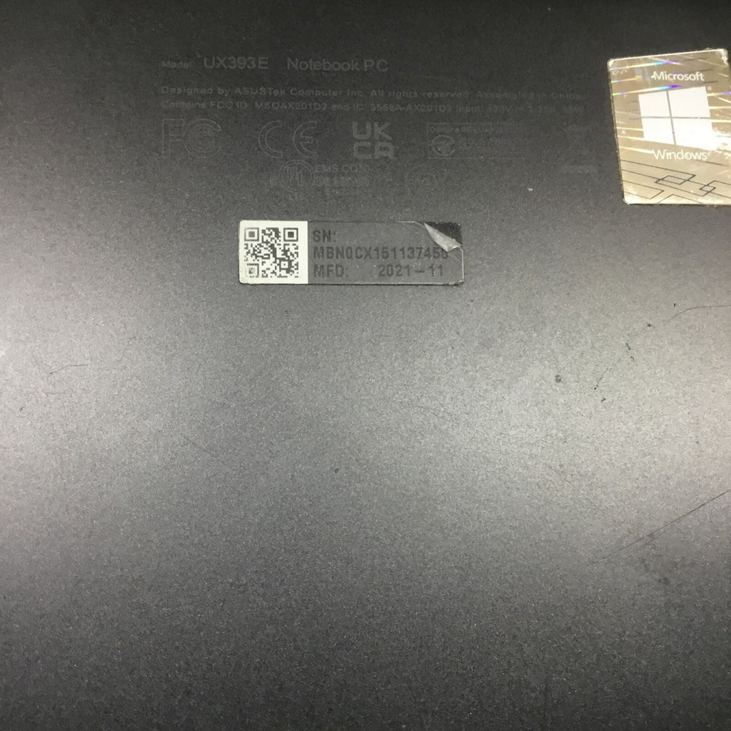 Asus ZenBook S Ultra Slim Laptop i7-1165G7 1GB/1TB 13.9 UX393E Greek Keyboard