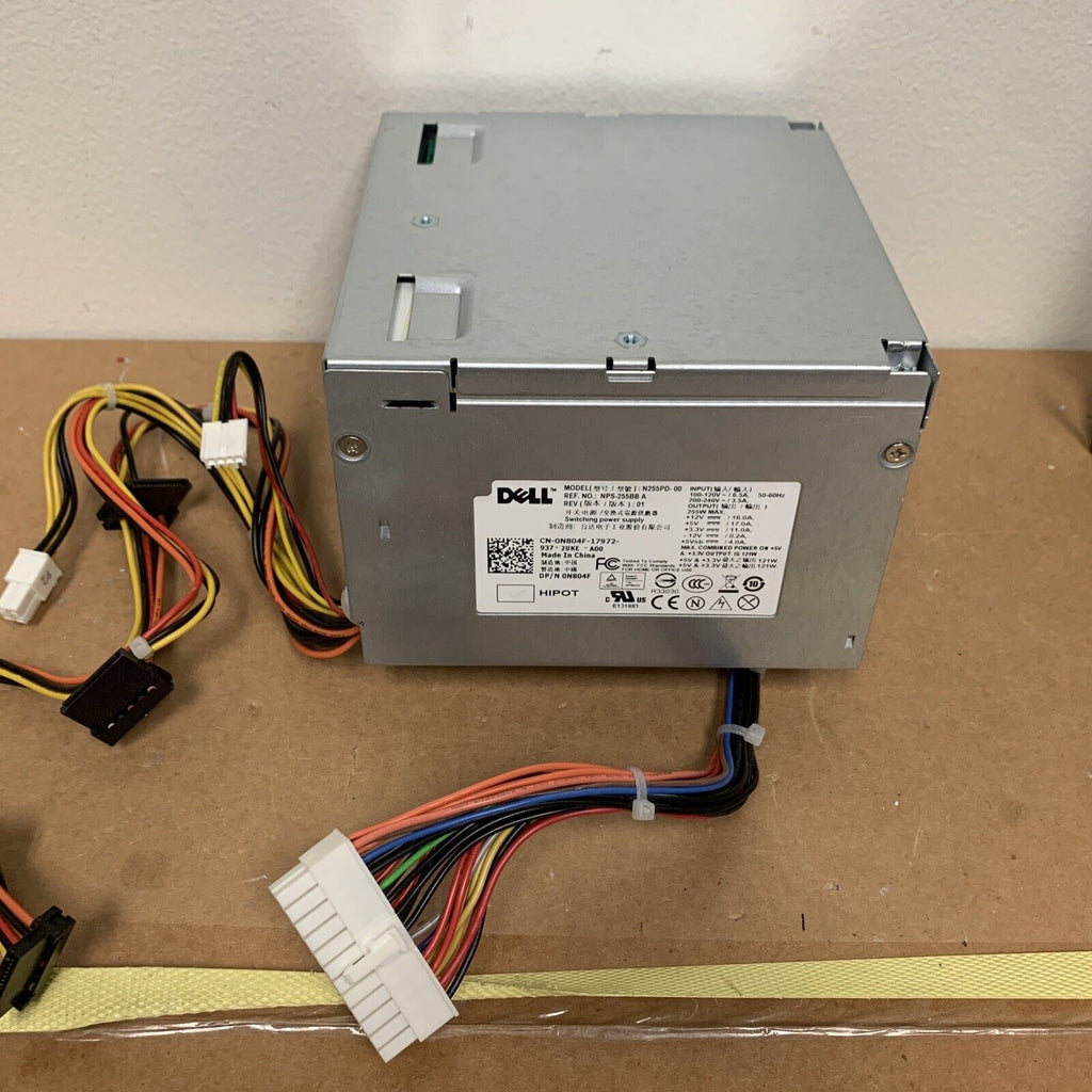 Genuine Dell Optiplex Series 255W power supply N255PD-00 0N804F / N804F