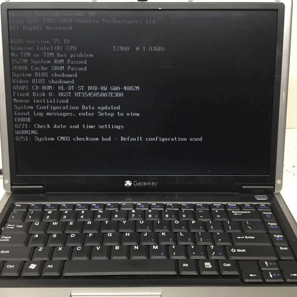 Gateway CA6 M255-E Laptop Computer For Parts READ DESC
