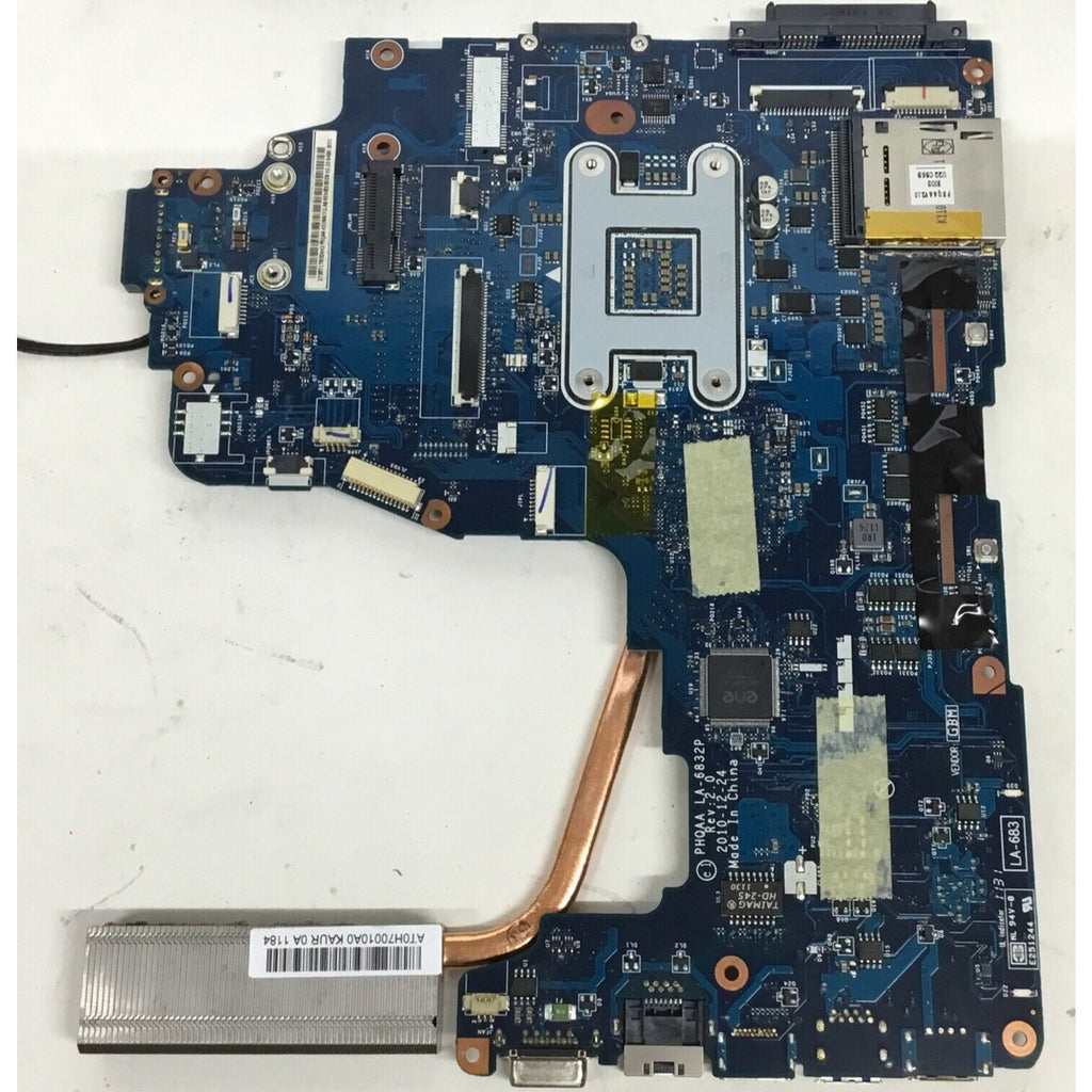 For Parts TOSHIBA Satellite P755-S5120 Motherboard LA-6832P W/Heatsink & CPU