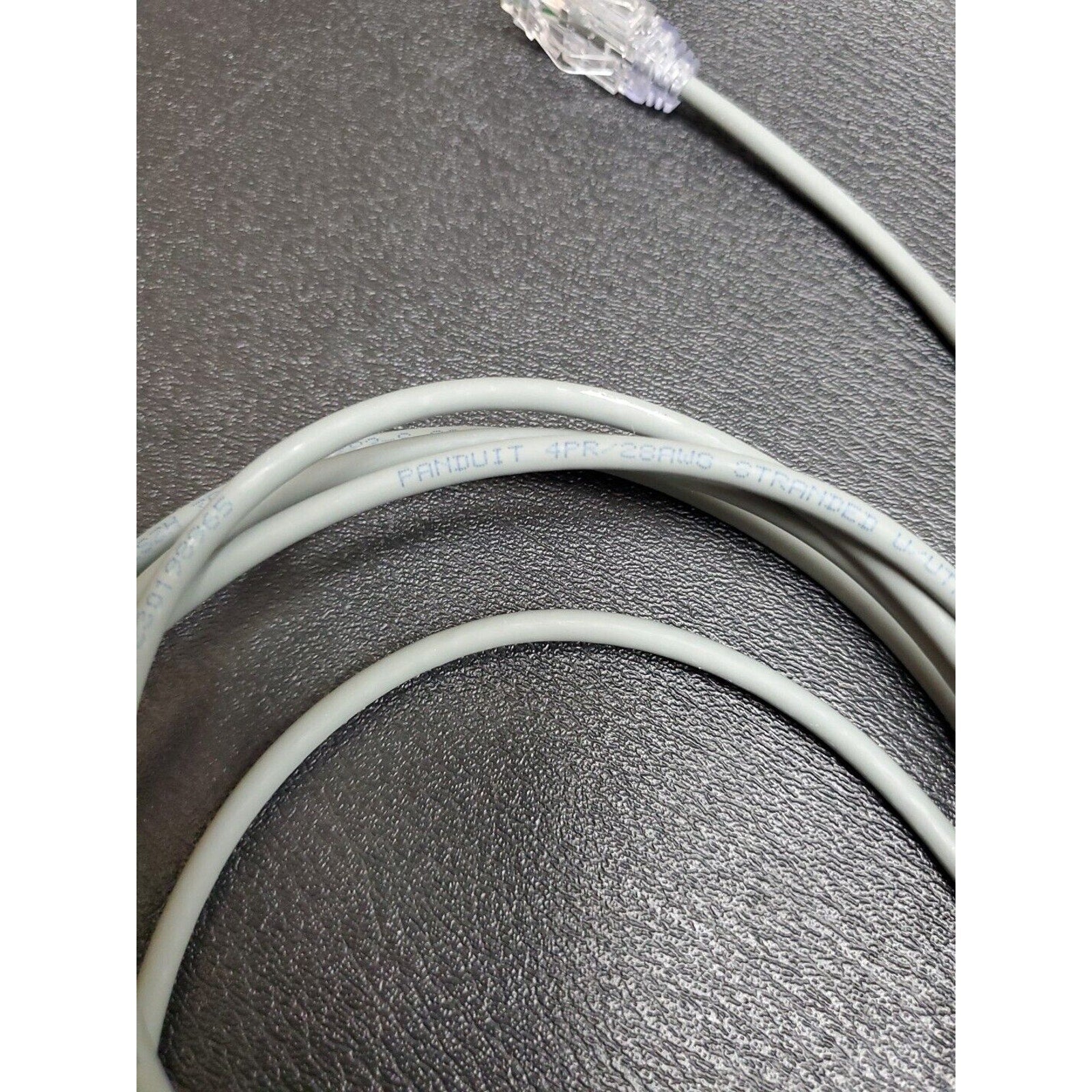 Panduit UTP28SP7GY-Q CAT 6 T568B Network Patch Cable 7 FT (Gray) 17292624Q