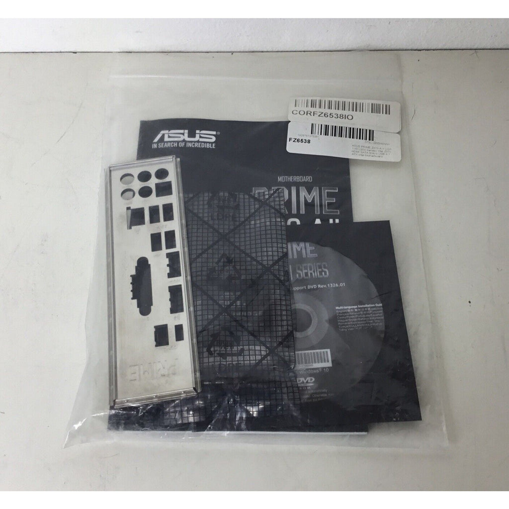 ASUS PRIME Z370-A II Motherboard User Guide w/ CD, I/O Shield and SLI HB Bridge