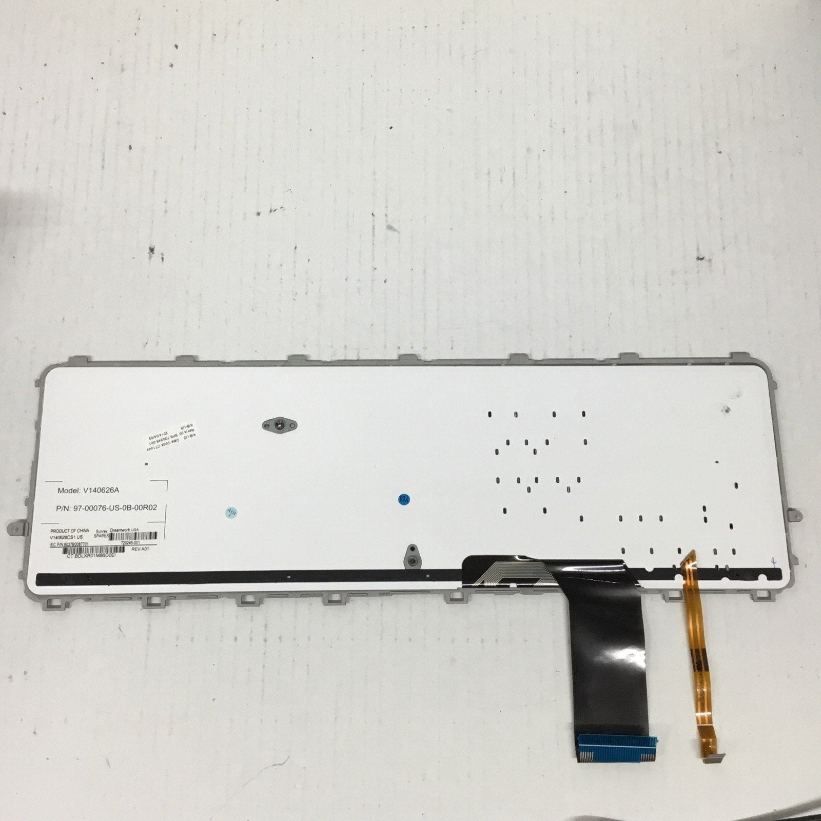 720245-001 6037B0087701 GENUINE HP KEYBOARD B/L TOUCHSMART M7-J