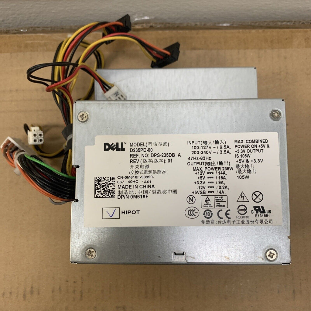 Genuine Dell Optiplex 360 380 Power Supply PSU M618F M619F D235PD-00 DPS-235DB A