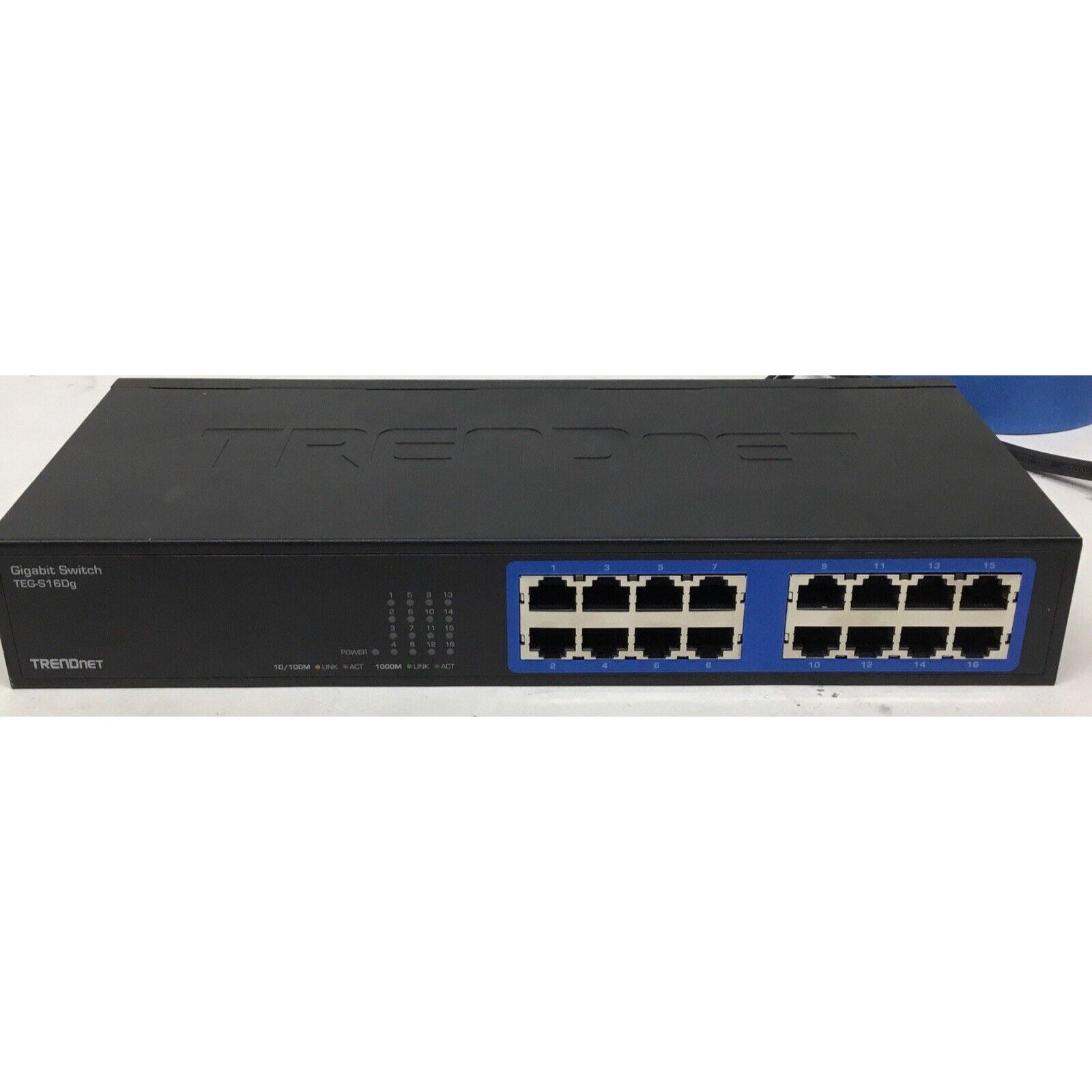TRENDnet TEG-S16Dg 16-Ports External Switch W/ Power Cord