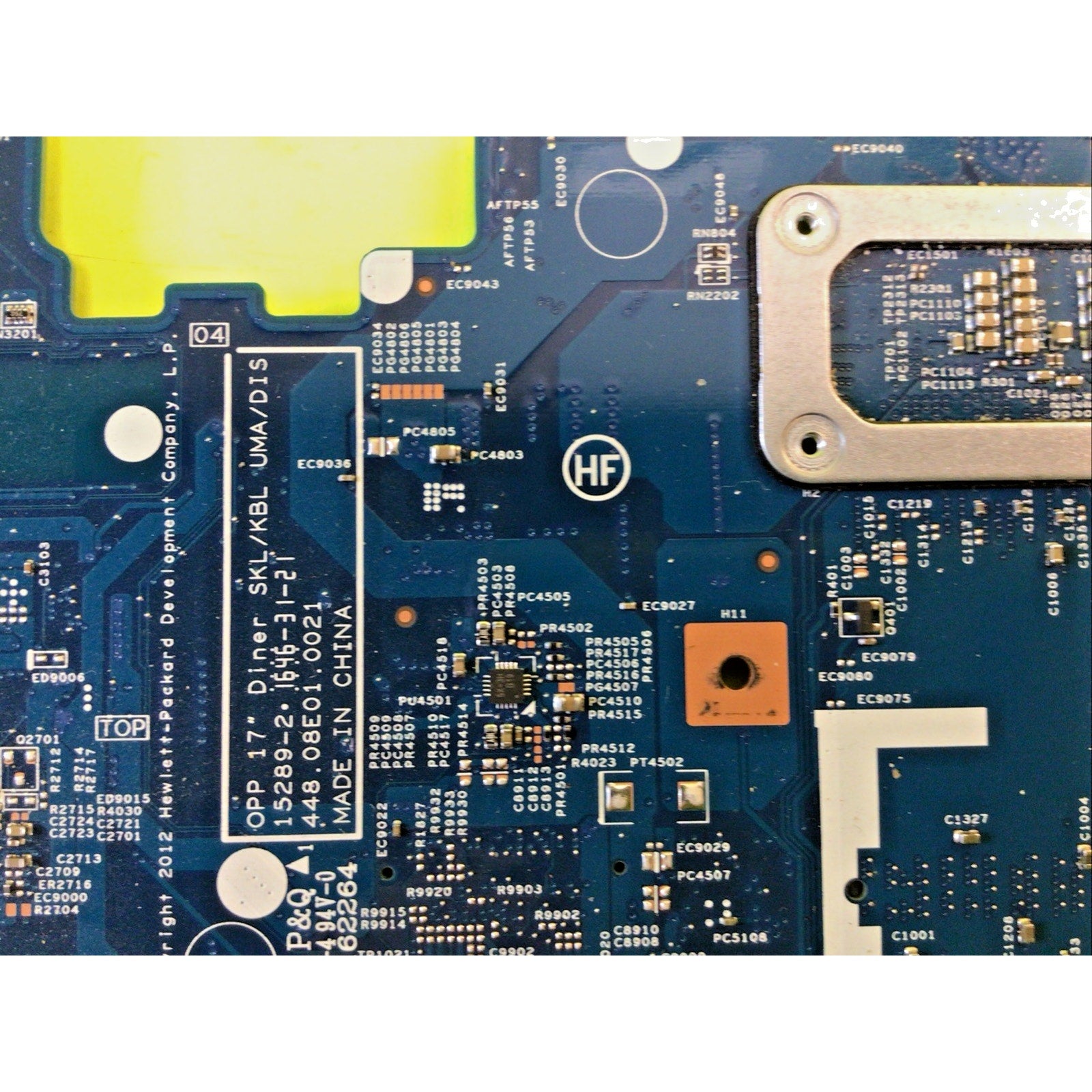 HP Laptop 17-X116DX Motherboard Core i5 7200u 859033-601