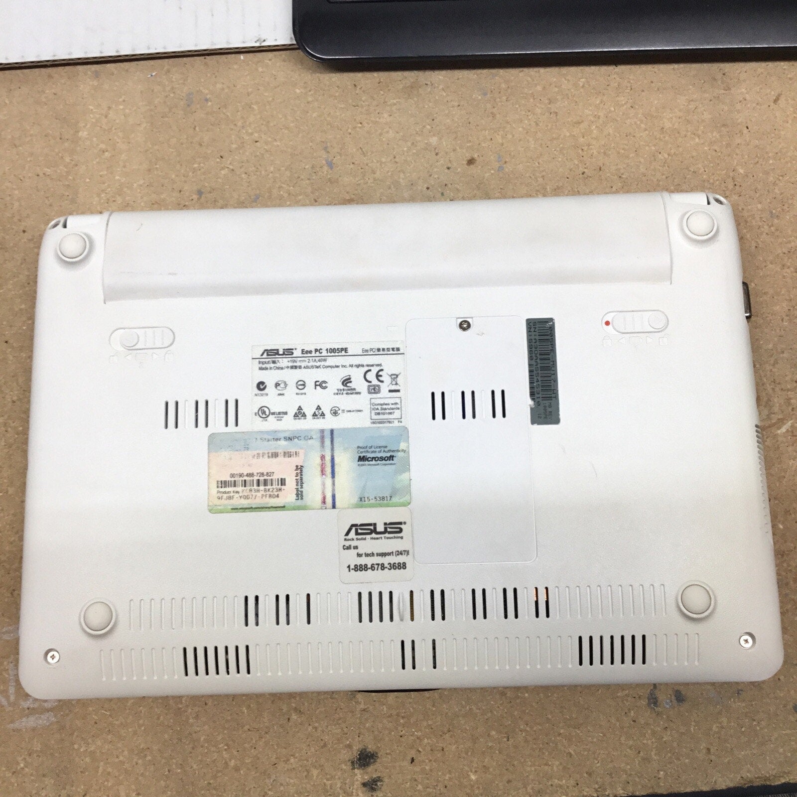 Asus Eee PC 1005PE 10.1" Laptop Intel Atom N270 1.60GHz 1GB RAM