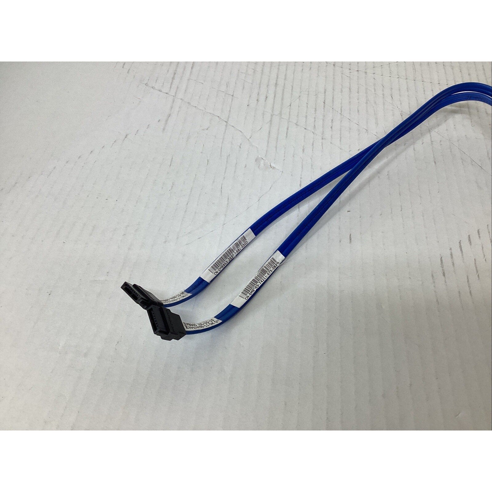 Lot of 2 Dell SATA Hard Drive Data Cable Right Angle to Straight M8865 0M8865