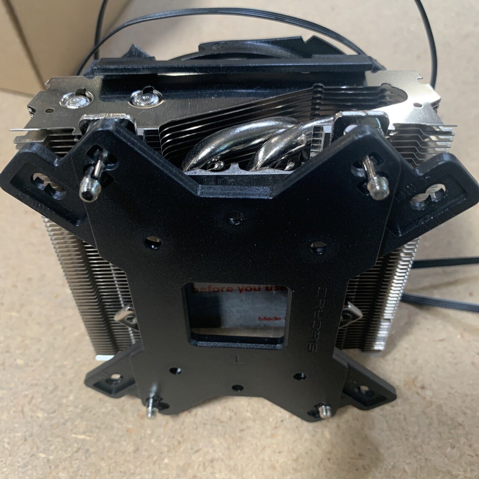 Cryorig C7 RGB Mini-Top-Flow CPU Cooler - Low Height - Brown Box