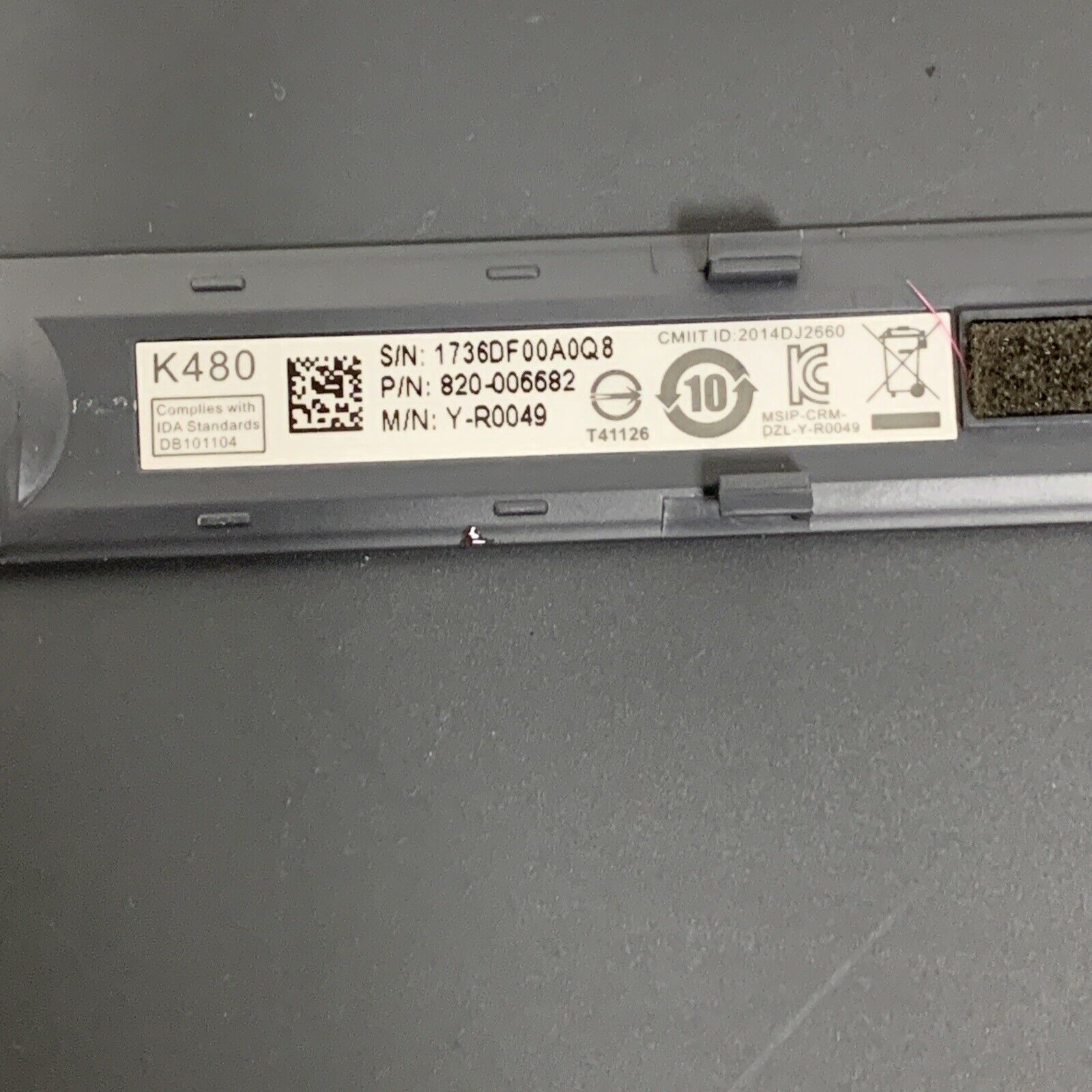 Logitech Bluetooth Multi-Device Keyboard K480 for Computers, Tablets, Smartphone