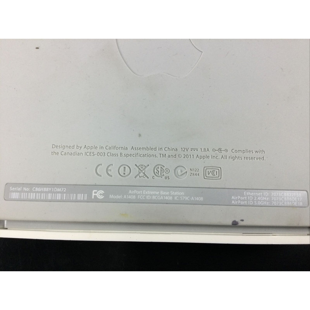 Apple A1143 AirPort Extreme Base Station No Power Cable