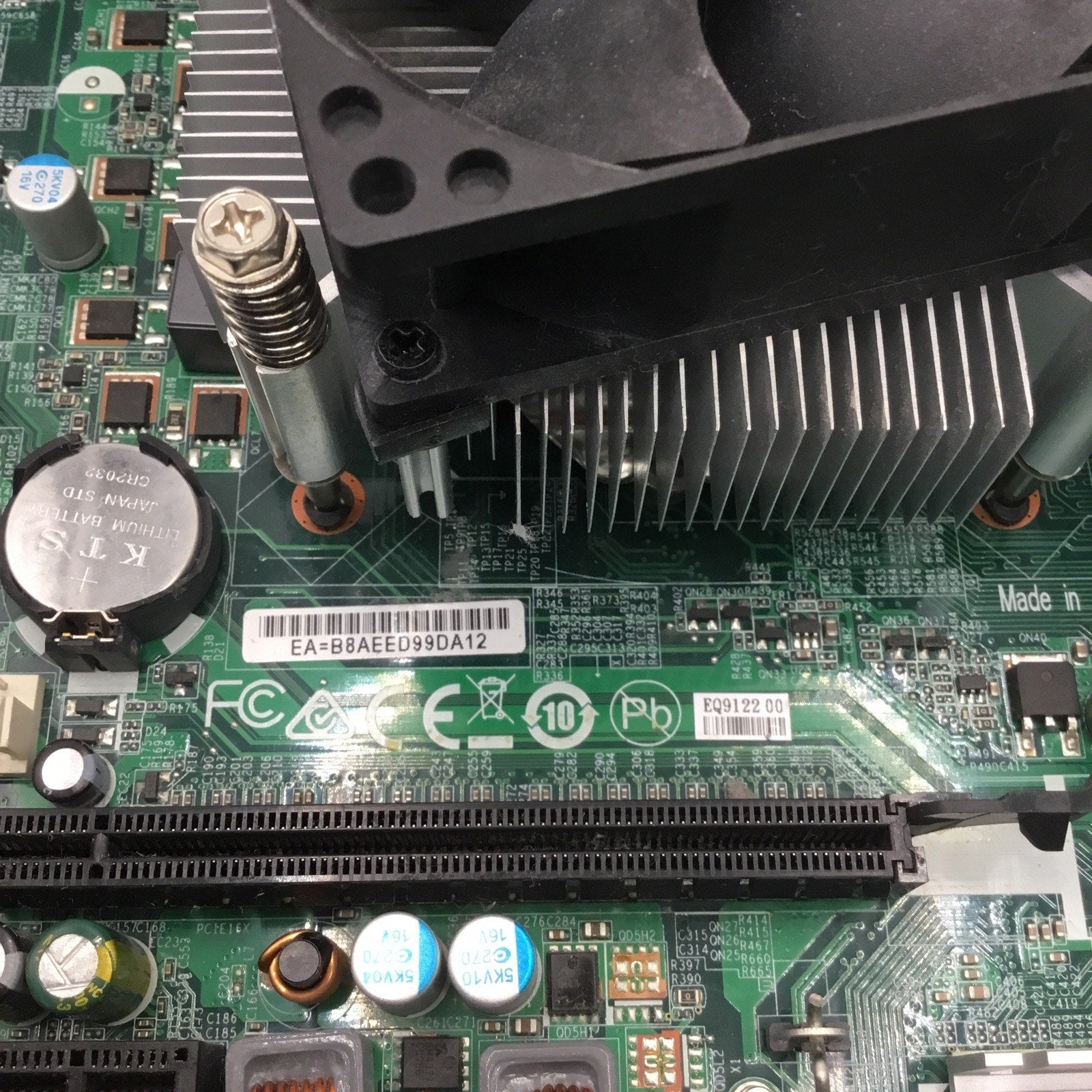 Lenovo H50-50 Motherboard 90002568 + Intel i3-4170/ Heatsink & fan/ 12 GB RAM