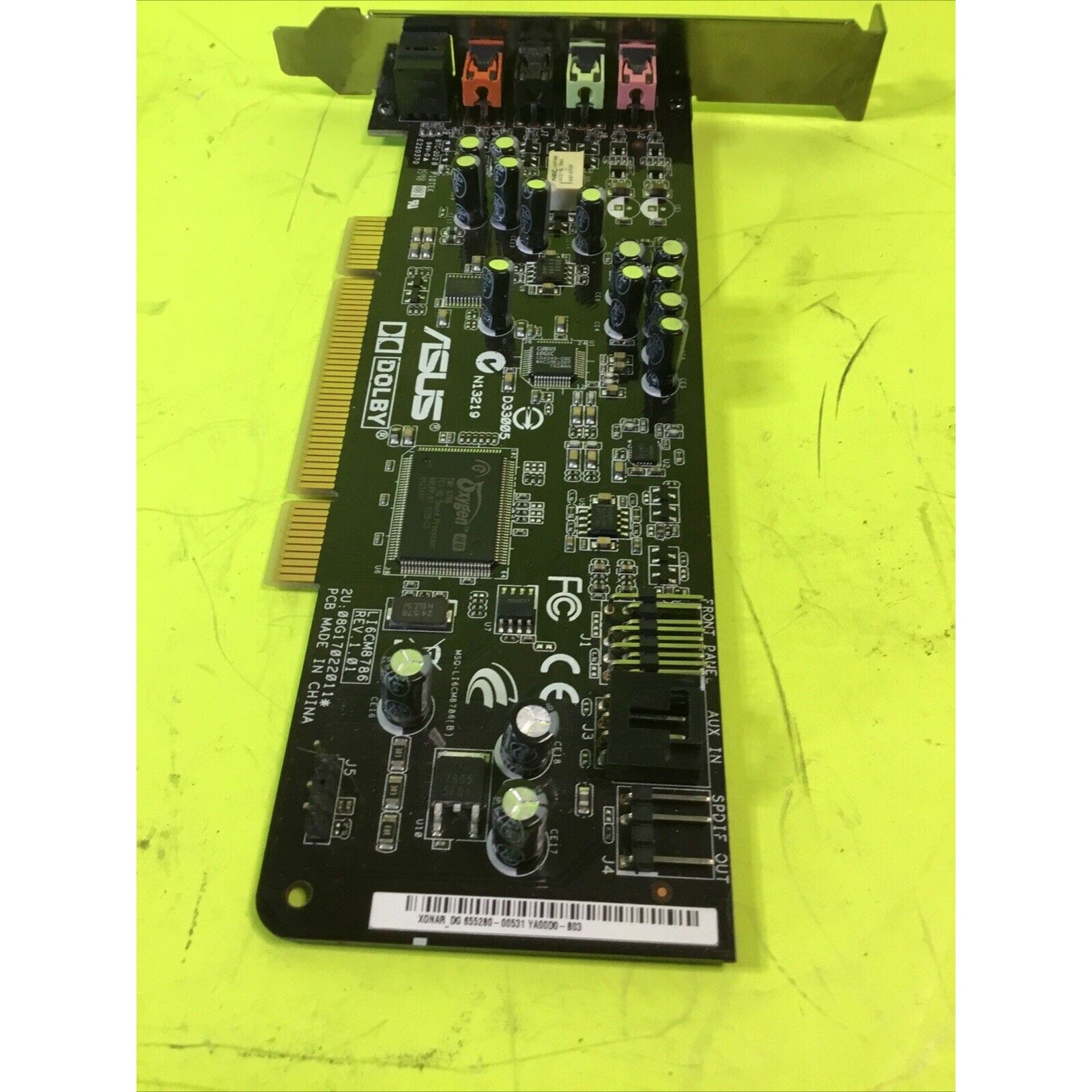 Asus LI6CM8786 Xonar DG Sound Card Dolby PCI