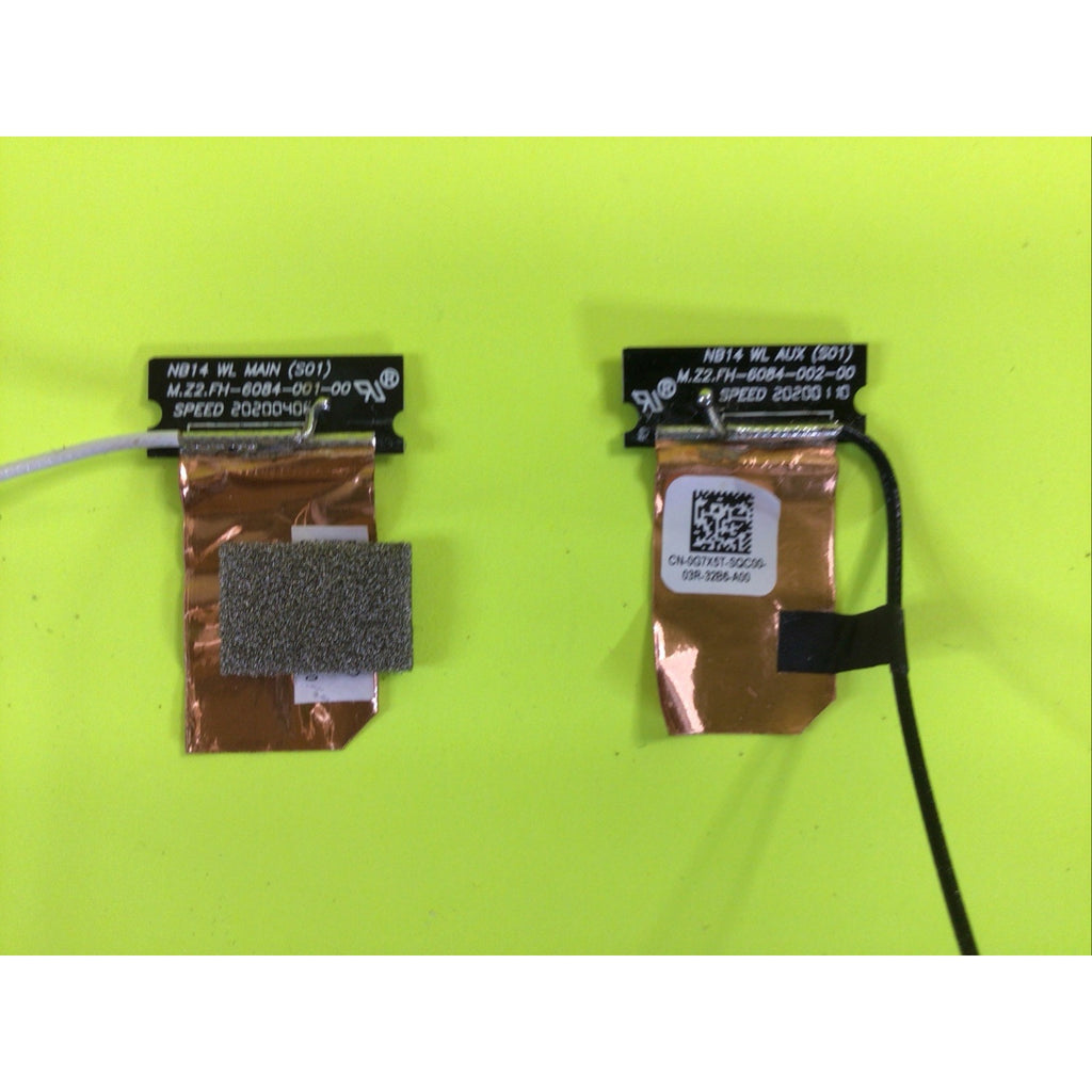 Dell Latitude 5510 0614MR 614MR 0G7X5T Wi-Fi Antenna Set