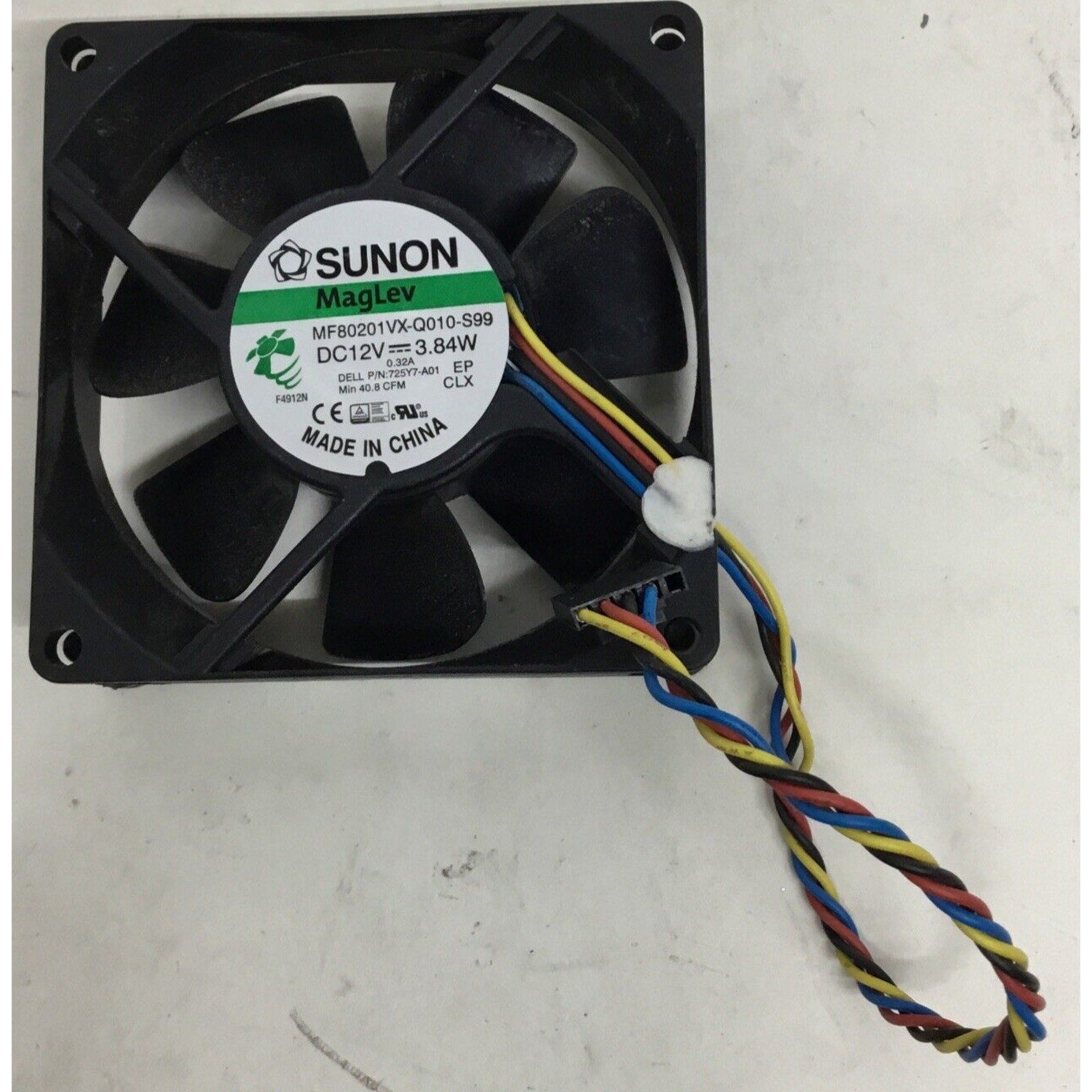 SUNON Cooling fan 0725Y7 / MF80201VX-Q010-S99 / DELL P/N: 725Y7-A01