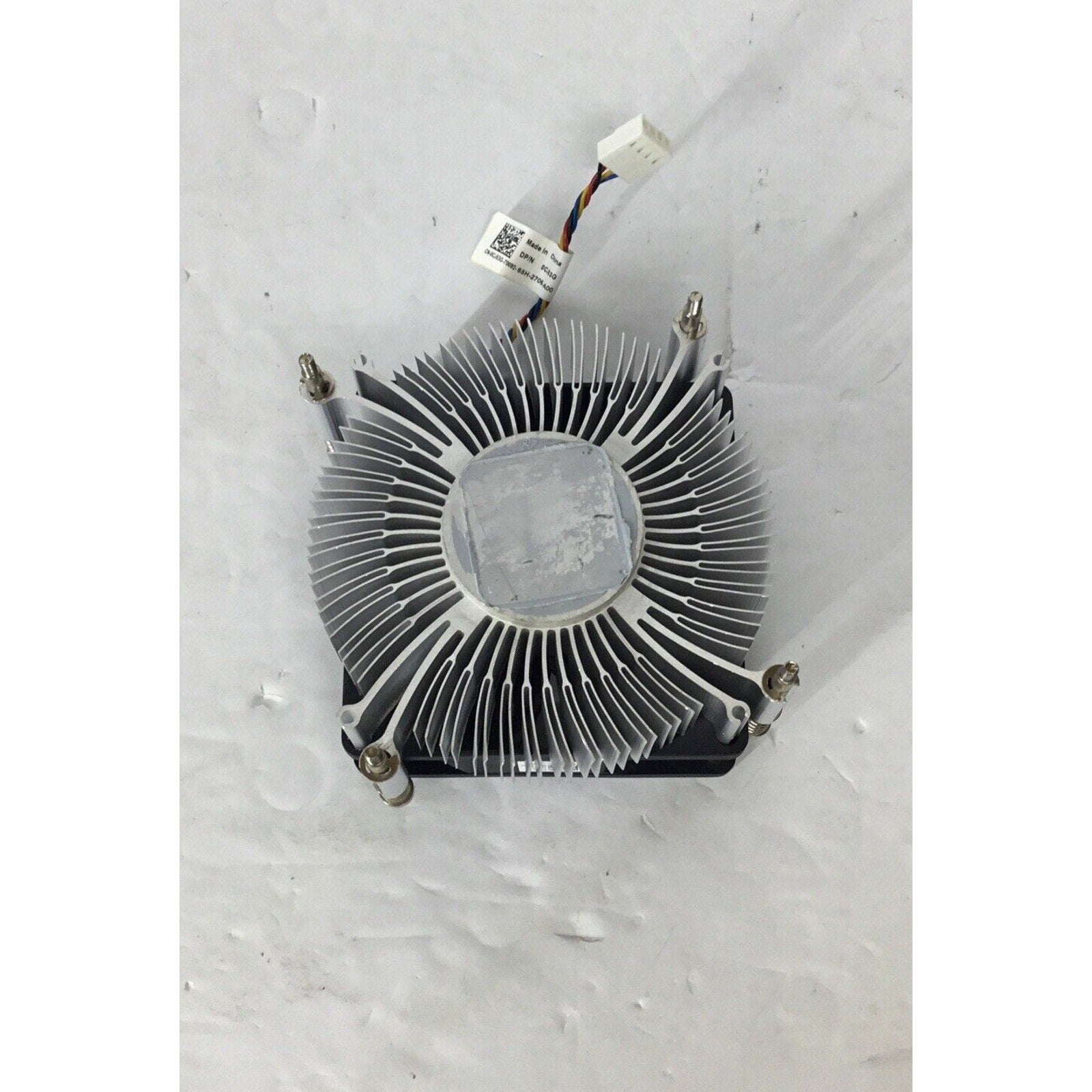 Dell 0XG27M Desktop CPU Cooling Fan with Heatsink CN-0CJ53G-70092-65H-2706-A00