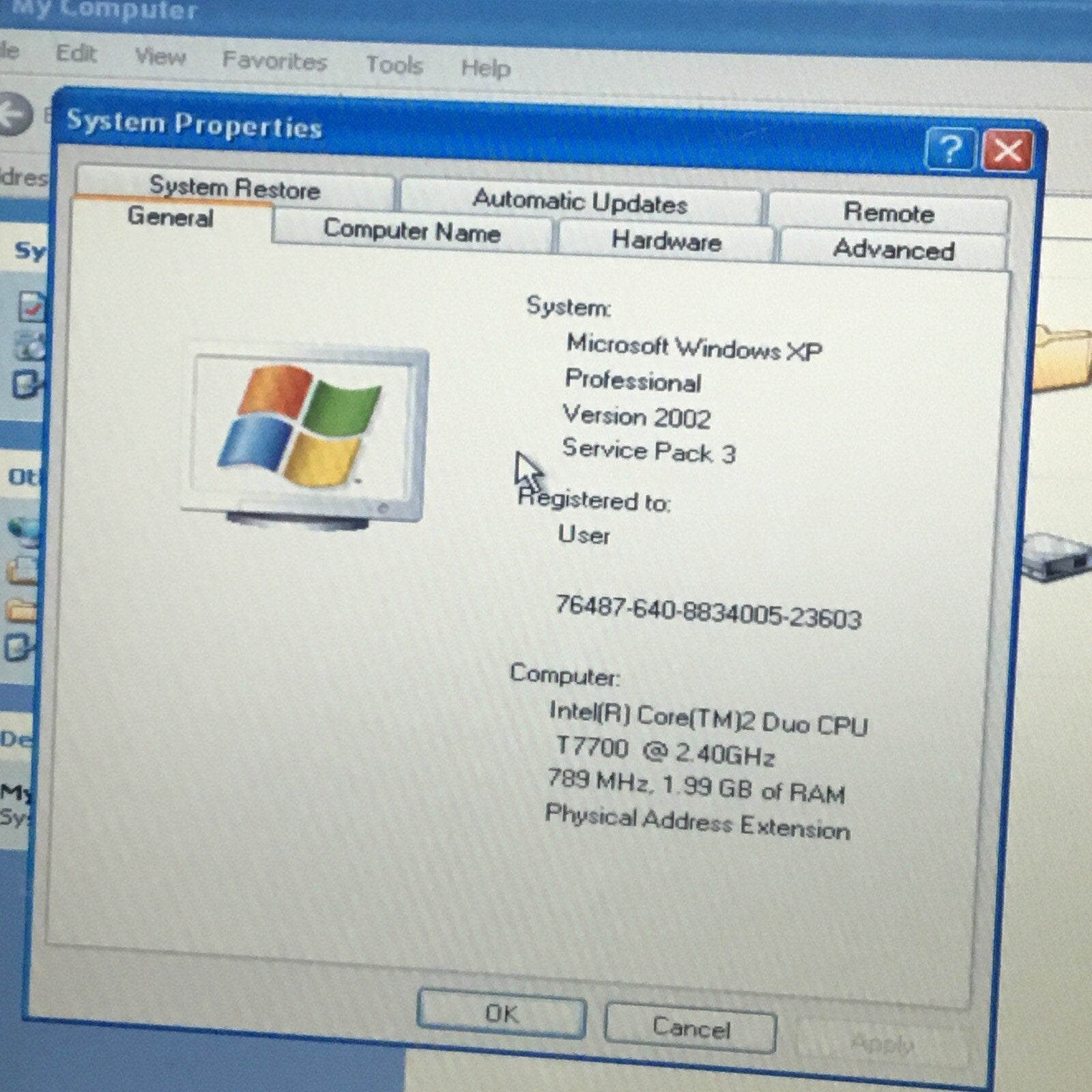 Dell Latitude D630 14" Laptop Intel Core 2 Duo 2GB RAM 1TB WinXP *READ*