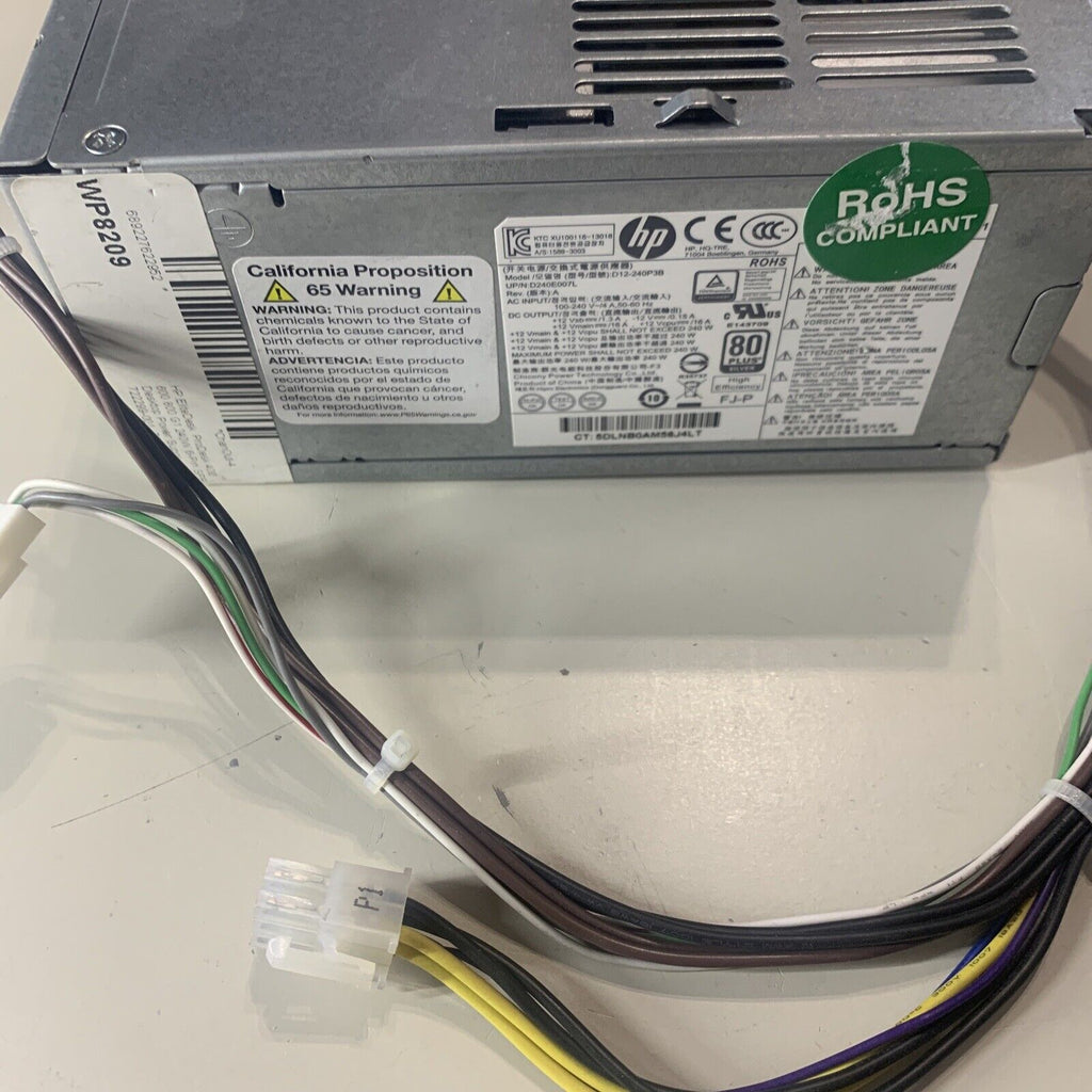 HP D12-240P3B 240W Power Supply For HP ProDesk 400 600 G1 EliteDesk 600 705 800