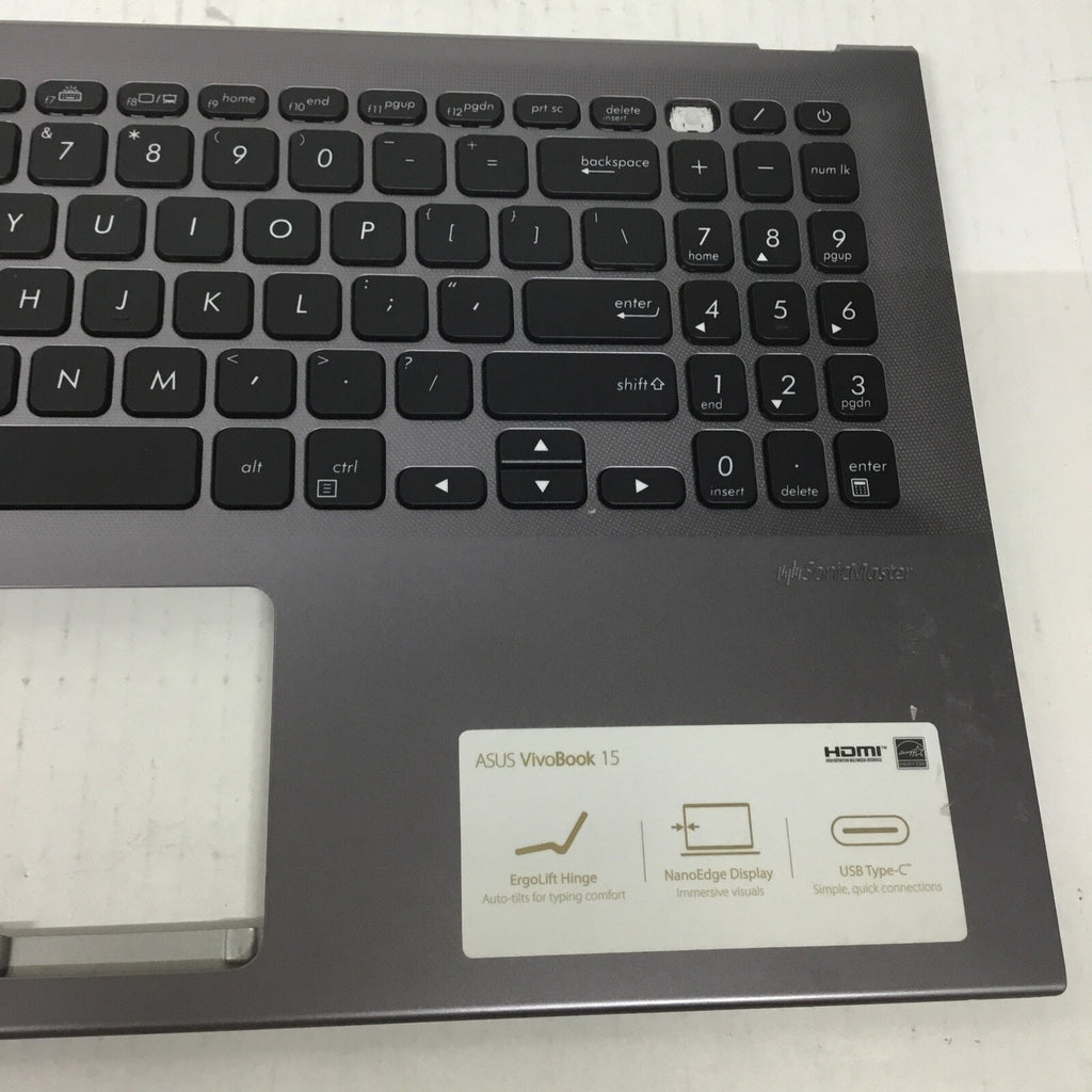 For PARTS Asus VivoBook X512DA 15.6" Palmrest w/ Keyboard 13NB0KA3AP0321