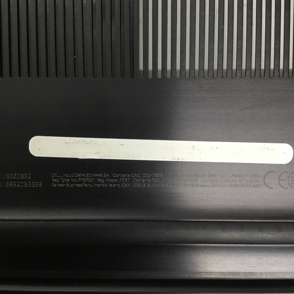 Genuine Dell XPS 15 9575 Laptop Bottom Base Case Cover Assembly 80T9R