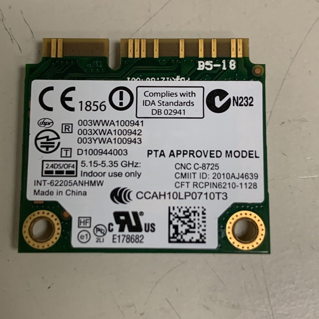 OEM Dell X9JDY Intel Centrino Advanced-N 6205 62205ANHMW a/b/g/n PCIe Half