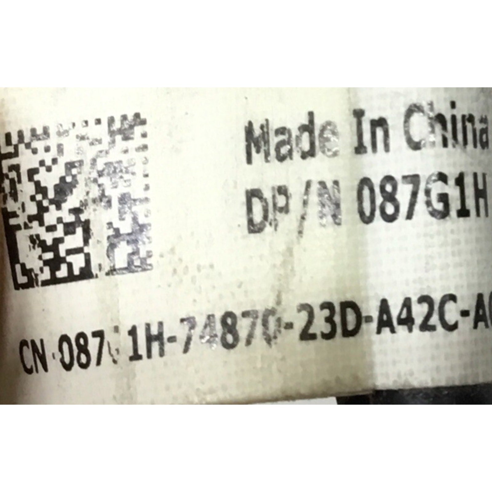 Dell OptiPlex 790 990 SFF Front I/O Audio USB Panel Assembly 87G1H 087G1H