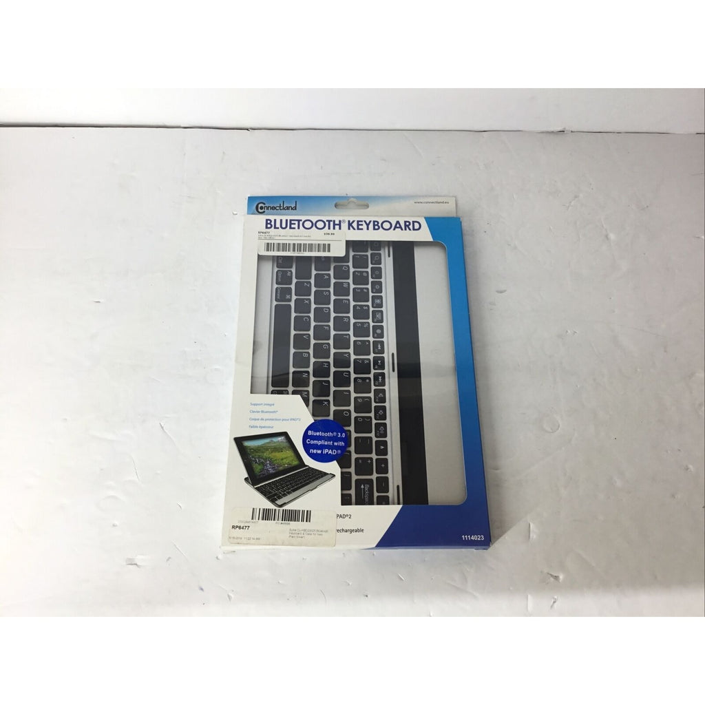 Lot of 9 Connectland CL-KBD23025 Bluetooth 3.0 Keyboard Case For IPad 2
