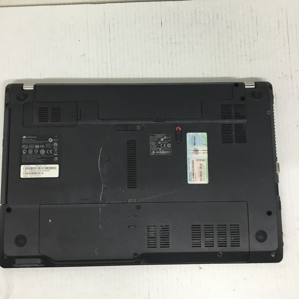 For Parts Gateway NV53A Laptop / No HDD / No Adapter / Bad Battery