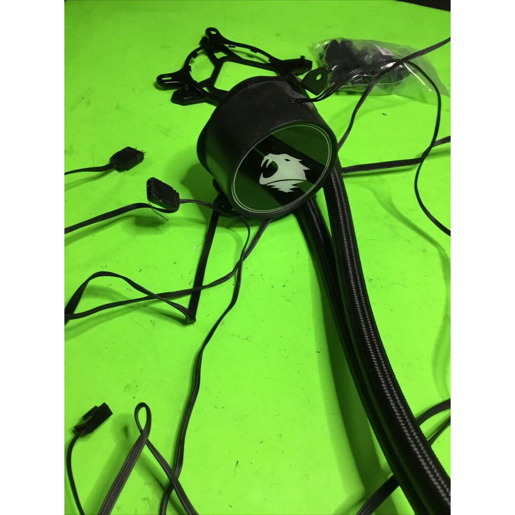 iBUYPOWER 360mm Radiator CPU Liquid Cooler (3x120mm Fans) RGB FOR PARTS